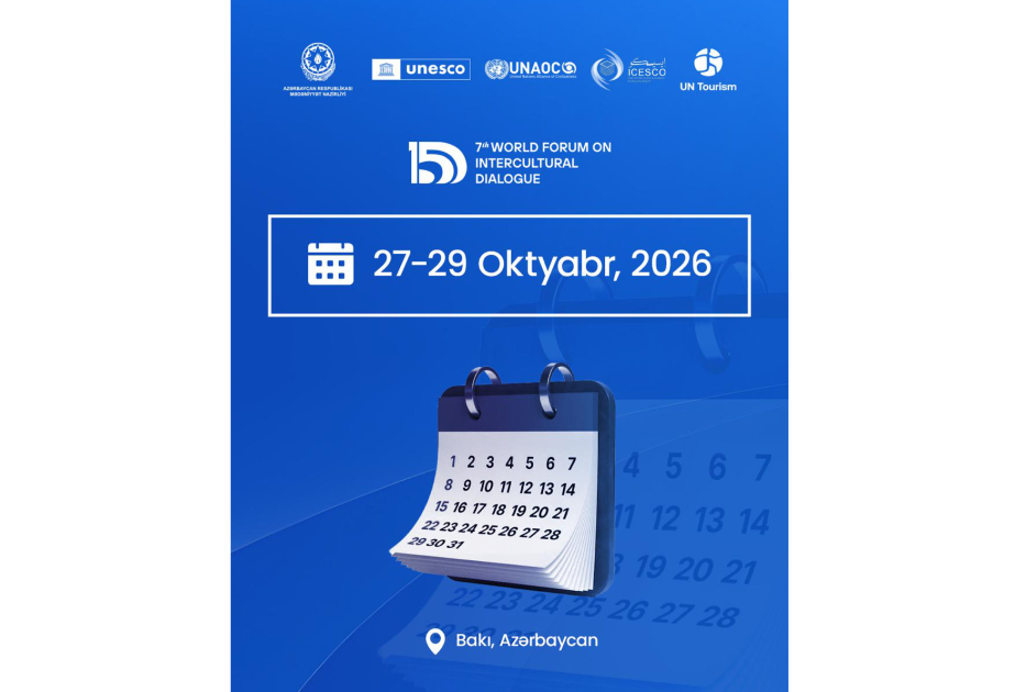 Bakıda VII Ümumdünya Mədəniyyətlərarası Dialoq Forumu təşkil olunacaq