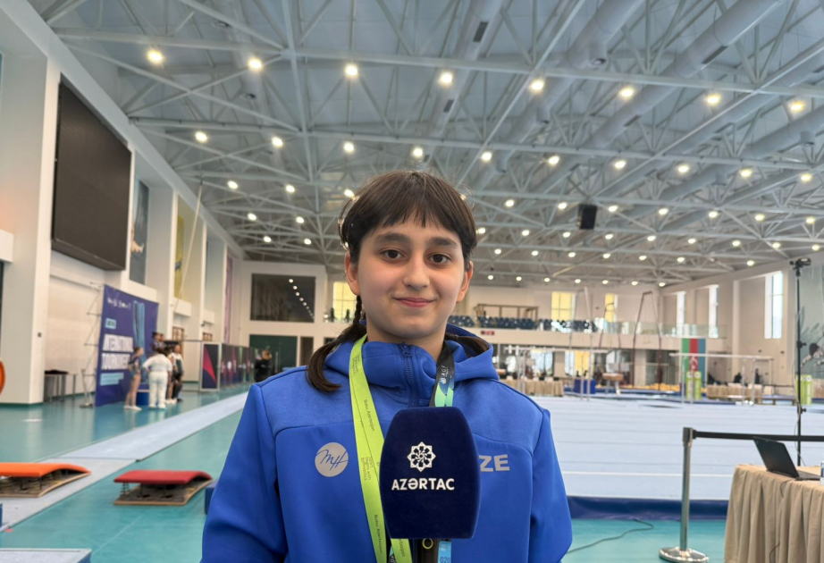Bakıda bürünc medal qazanan gimnast: Mənim üçün yaxşı təcrübə oldu