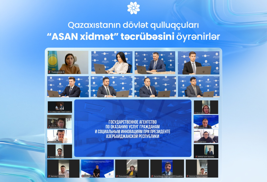 Qazaxıstanın dövlət qulluqçuları “ASAN xidmət” təcrübəsini öyrənirlər