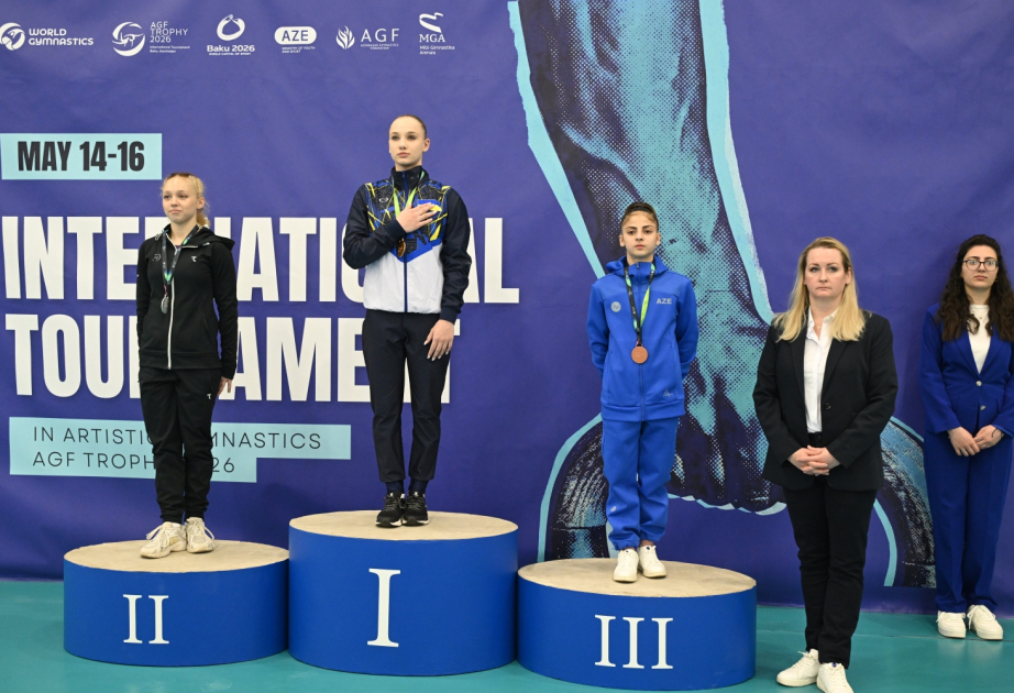 Азербайджанские гимнасты завоевали еще две медали на турнире AGF Trophy