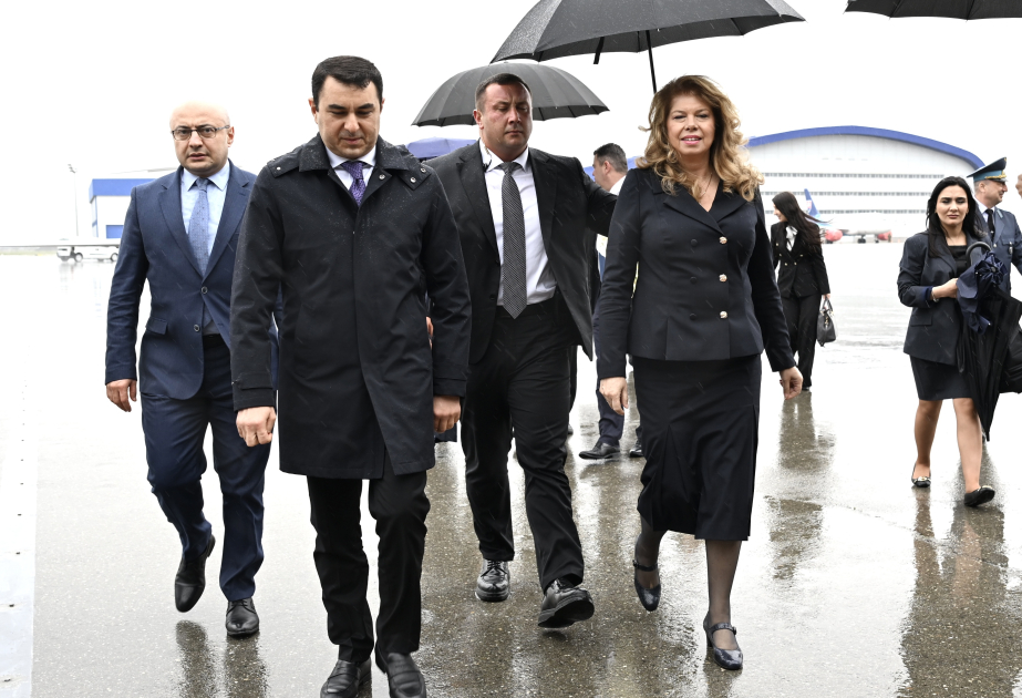 Bolqarıstan Prezidenti İliyana Yotova Azərbaycana səfərə gəlib