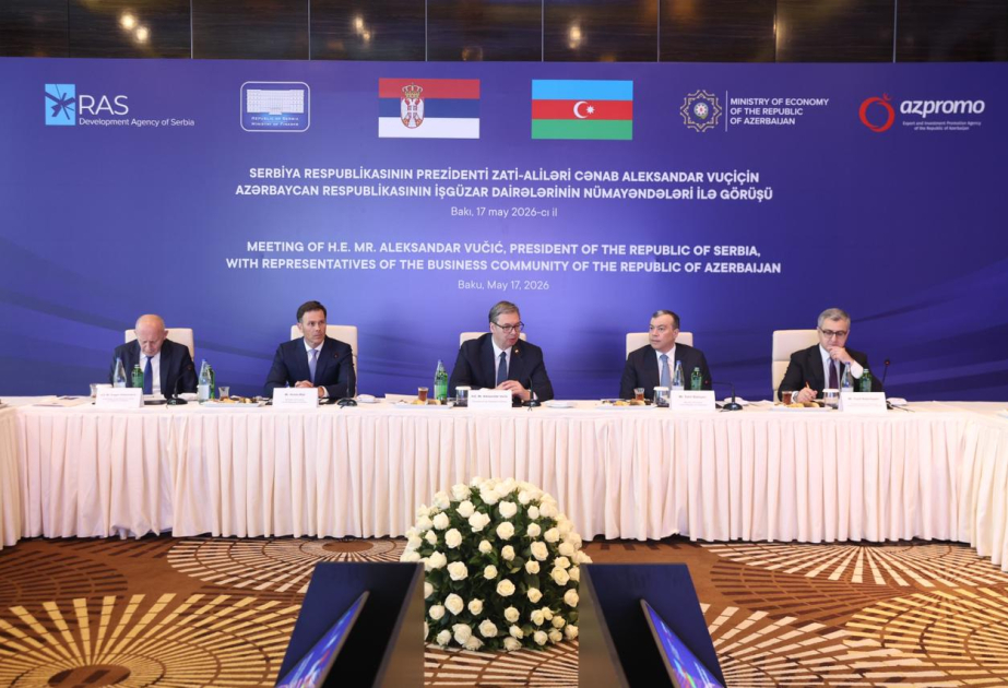 Aleksandar Vuçiç: Azərbaycan şirkətlərinin Serbiya bazarında fəaliyyəti gələcək iqtisadi tərəfdaşlıq üçün mühüm imkanlar yaradır