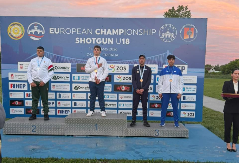 Azərbaycan atıcısı Avropa çempionatında bürünc medalını qazanıb