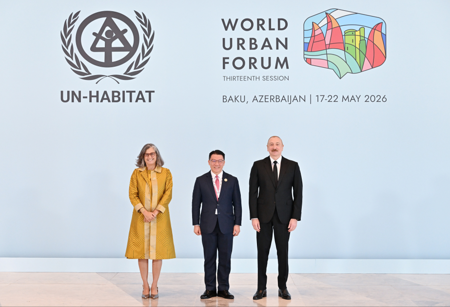 Bakıda Ümumdünya Şəhərsalma Forumunun 13-cü Sessiyasının açılış mərasimi keçirilir Prezident İlham Əliyev tədbirdə iştirak edir   YENİLƏNƏCƏK