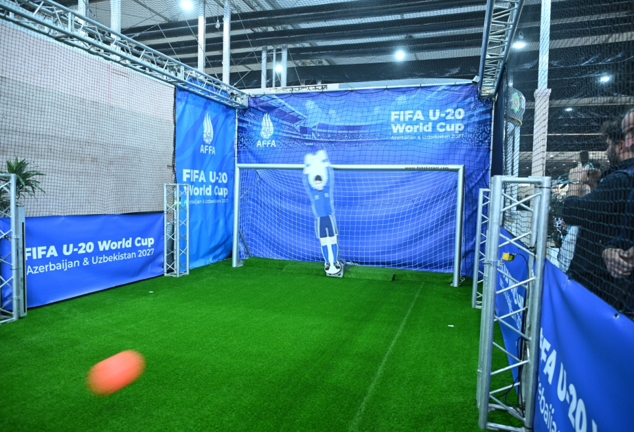 WUF13: Interaktiver Fußballstand bei „Urban Expo“ zum U-20-WM-Turnier vorgestellt