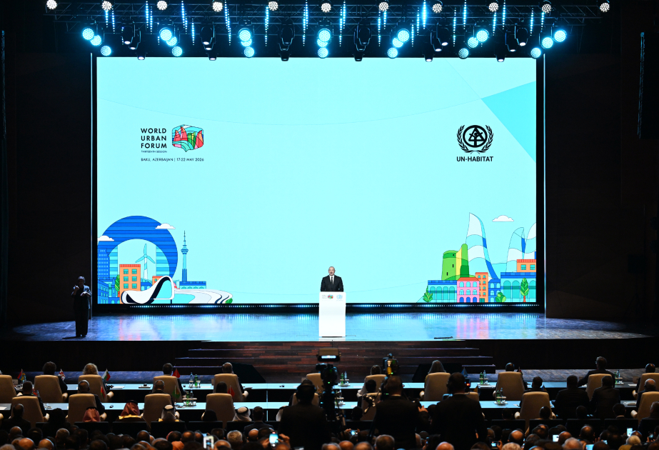 Ilham Aliyev: Ganja bewahrt wie Baku sein historisches Stadtbild