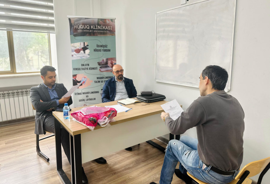 BDU-nun Hüquq Klinikasının ilk ödənişsiz hüquqi yardım kampaniyası başa çatıb