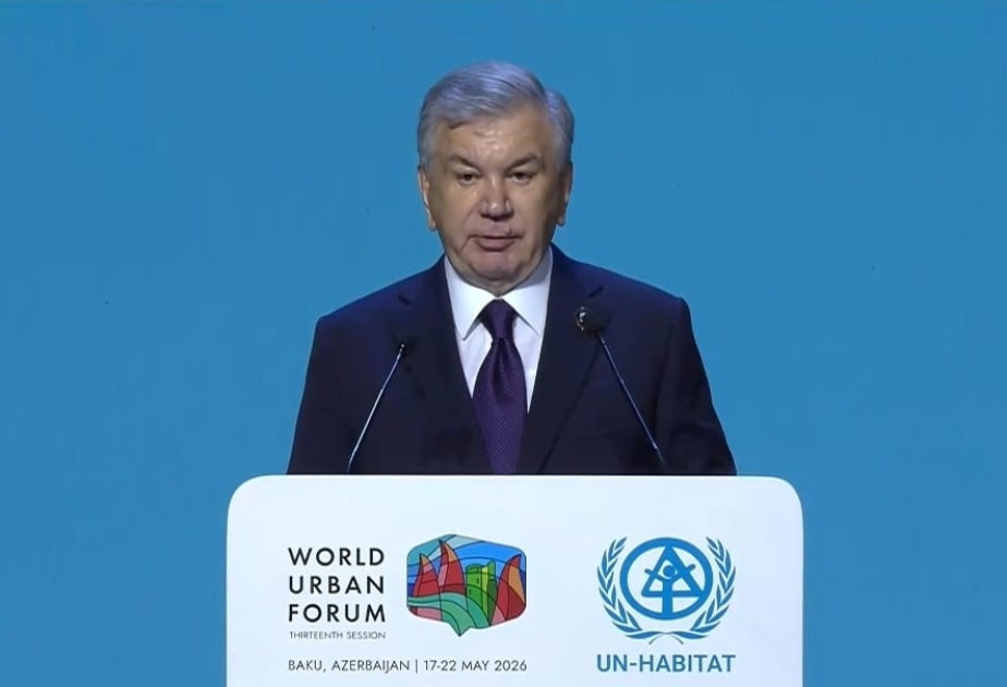 Şavkat Mirziyoyev WUF13-ün qüsursuz təşkilinə görə Prezident İlham Əliyevə minnətdarlığını bildirib
