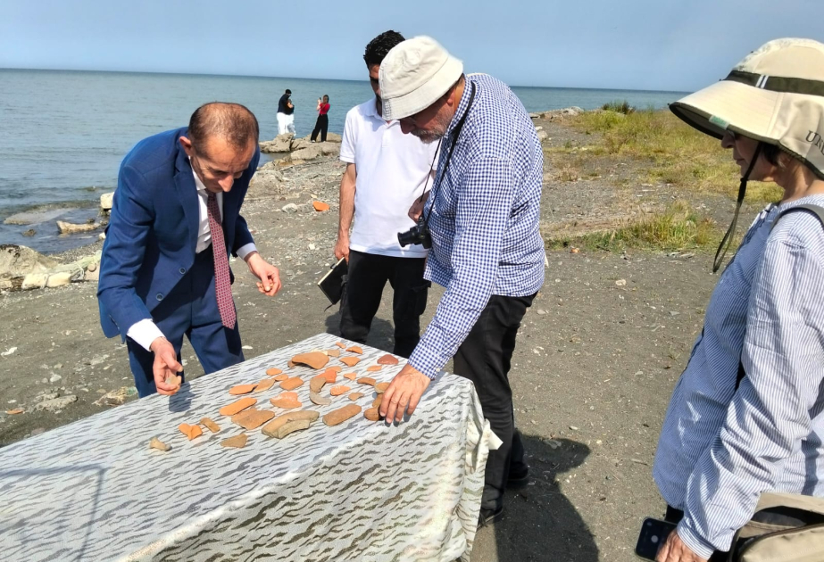 На лянкяранском побережье Каспийского моря обнаружены следы средневекового поселения