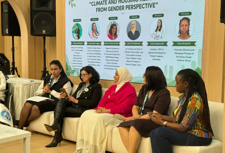 WUF13: İqlim dəyişiklikləri və mənzil problemlərinə gender yanaşması