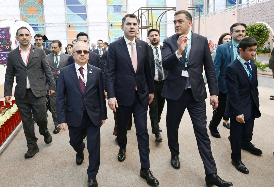 Türkiyə rəsmiləri WUF13 çərçivəsində “Urban Expo” sərgisi ilə tanış olublar