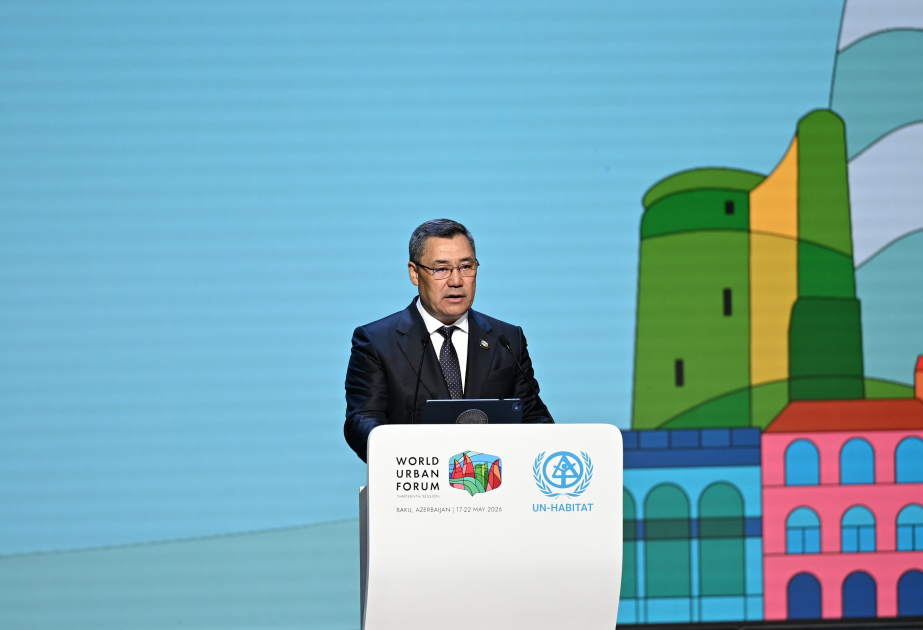 Sadyr Japarov: “El WUF13 es una plataforma única para debatir cuestiones de urbanización y accesibilidad a la vivienda”