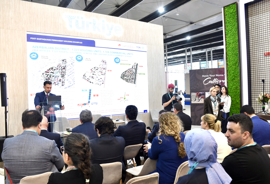 Türkiye presents “Azerbaijan neighborhood” reconstruction project at WUF13