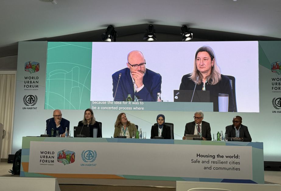 WUF13 çərçivəsində “Gələcək urbanizasiya: şəhəriniz növbəti onilliklərdə necə dəyişəcək?” adlı tədbir keçirilib