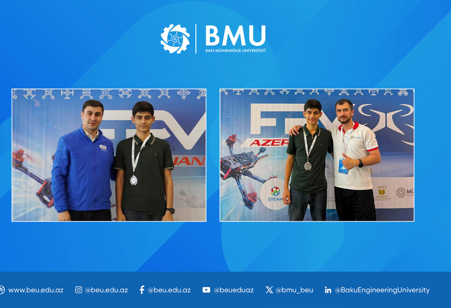 BMU tələbəsi “FPV Drone Azərbaycan” turnirində gümüş medal qazanıb