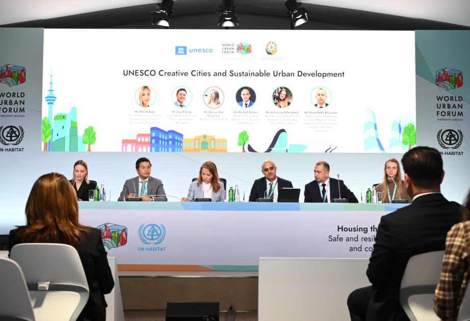 WUF13-də panel sessiya: UNESCO-nun yaradıcı şəhərləri və dayanıqlı şəhərsalma