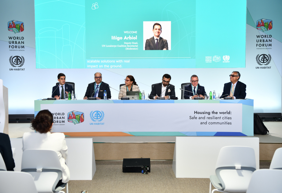 WUF13-də Dayanıqlı İnkişaf Məqsədlərinin maliyyələşdirilməsinin lokallaşdırılması mövzusunda sessiya keçirilib - YENİLƏNİB