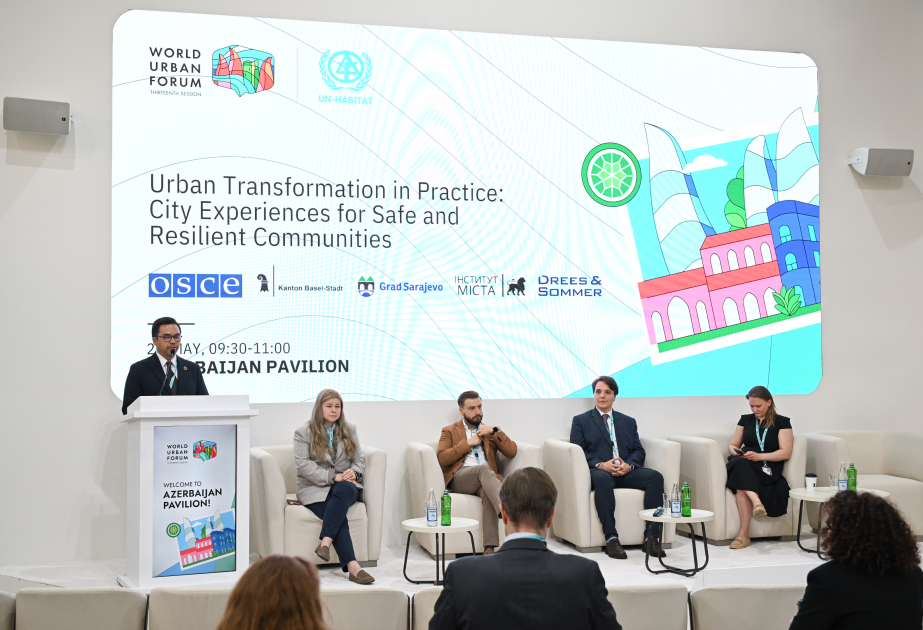 WUF13-də təhlükəsiz və dayanıqlı icmalar üçün şəhər təcrübələri dinlənilib VİDEO