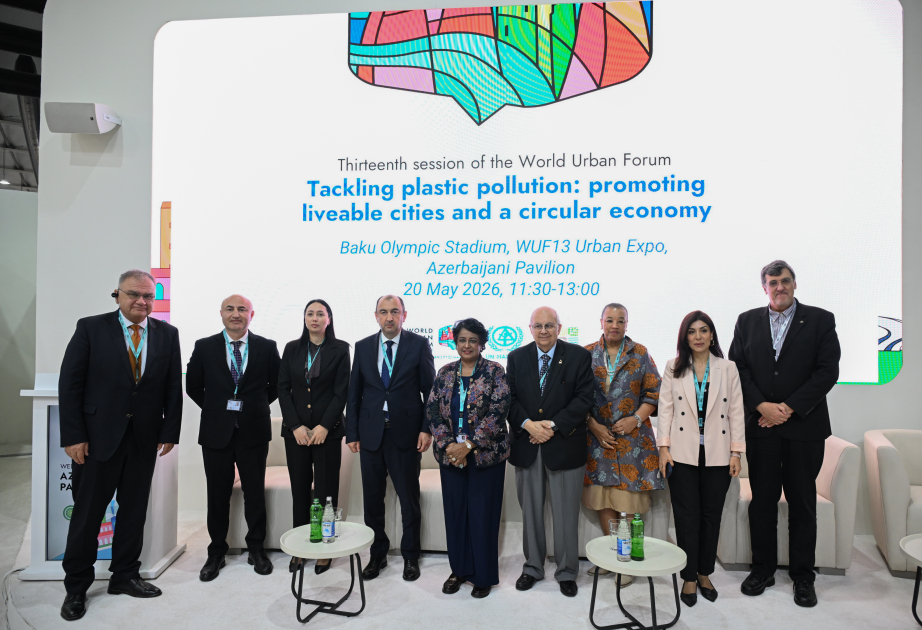 WUF13-də plastik çirklənmə ilə mübarizəyə dair tədbir başlayıb VİDEO