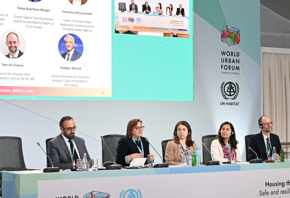 WUF13: Şəhər idarəçiliyində məlumat əsaslı strategiyalar və rəqəmsal dönüşüm nəzərdən keçirilib YENİLƏNİB VİDEO