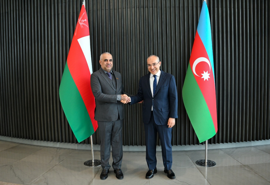 İqtisadiyyat Nazirliyində görüş: Azərbaycan ilə Oman arasında əməkdaşlığın inkişaf perspektivləri