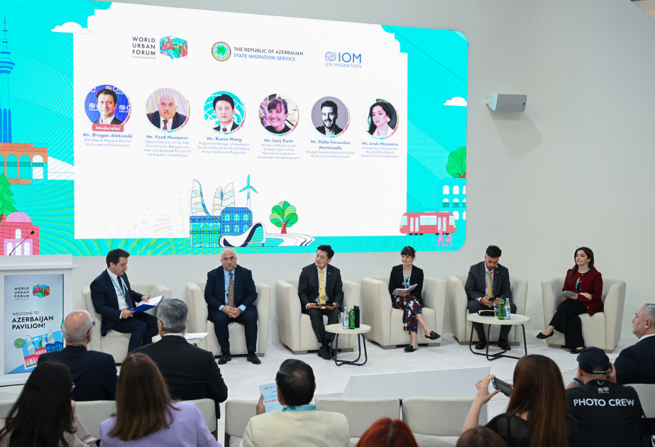 WUF13-də miqrasiyanın şəhərlərin dayanıqlı inkişafına təsiri ilə bağlı panel müzakirələr başlayıb VİDEO