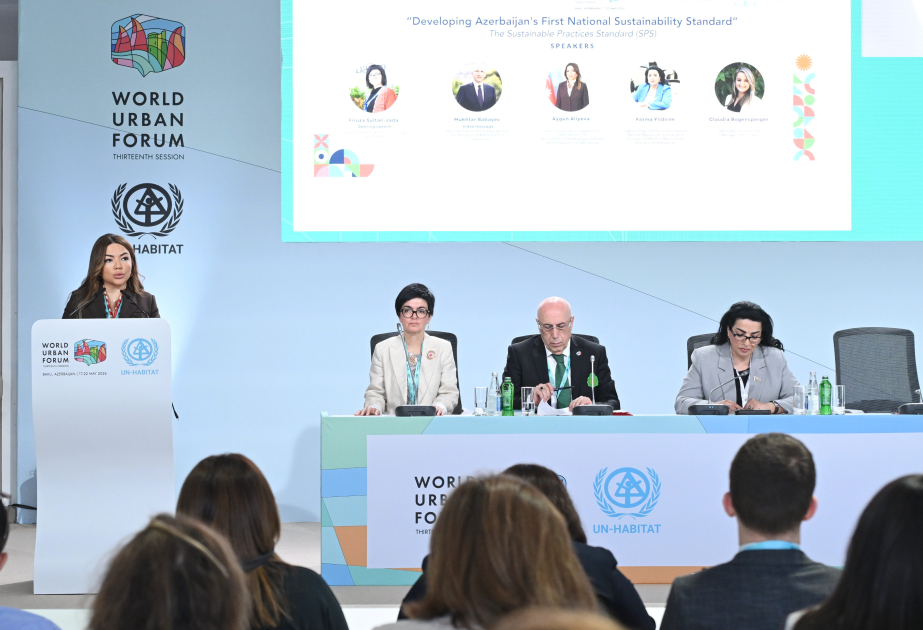 WUF13: Azərbaycanda hazırlanmış ilk milli davamlılıq standartı təqdim edilib VİDEO