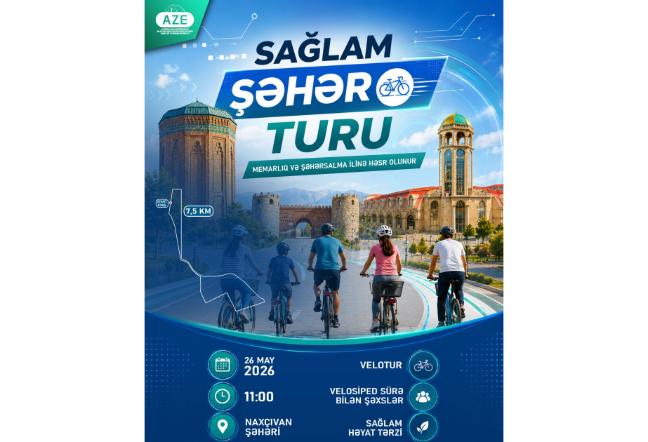 Naxçıvanda “Sağlam şəhər turu” aksiyası
