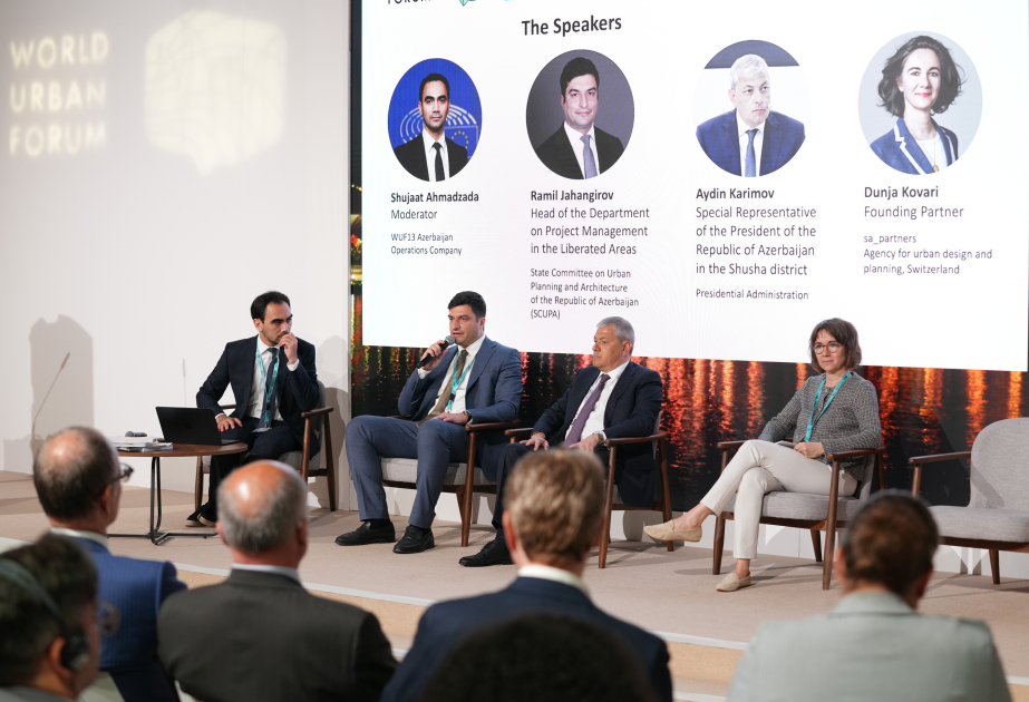 Le modèle azerbaïdjanais de transformation urbaine et d’urbanisation innovante est présenté dans le cadre du WUF13