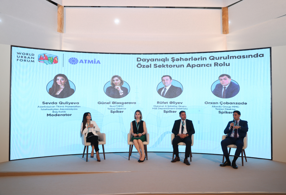 WUF13 çərçivəsində özəl sektorun davamlı şəhərlərin qurulmasındakı roluna dair müzakirələr aparılır