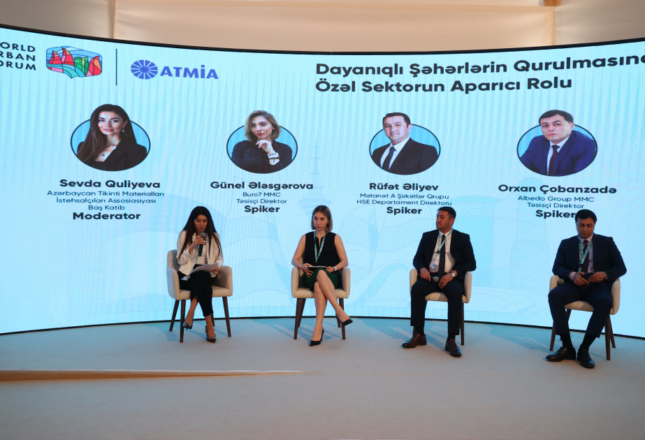 ATMİA: Özəl sektor imkanları ilə dayanıqlı şəhərlərin formalaşdırılmasında əsas tərəfdaşlardan biridir