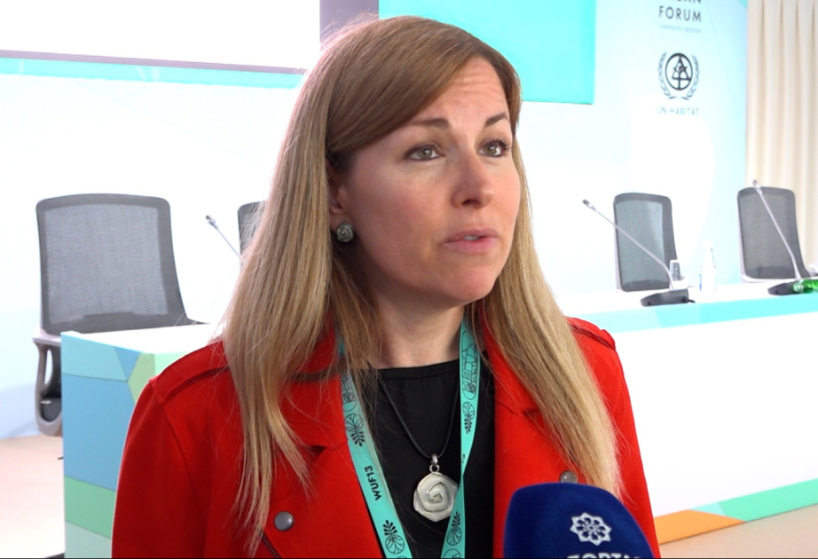 Eva Qarsia Çueka: Azərbaycan WUF13-ə yüksək səviyyədə ev sahibliyi edib
