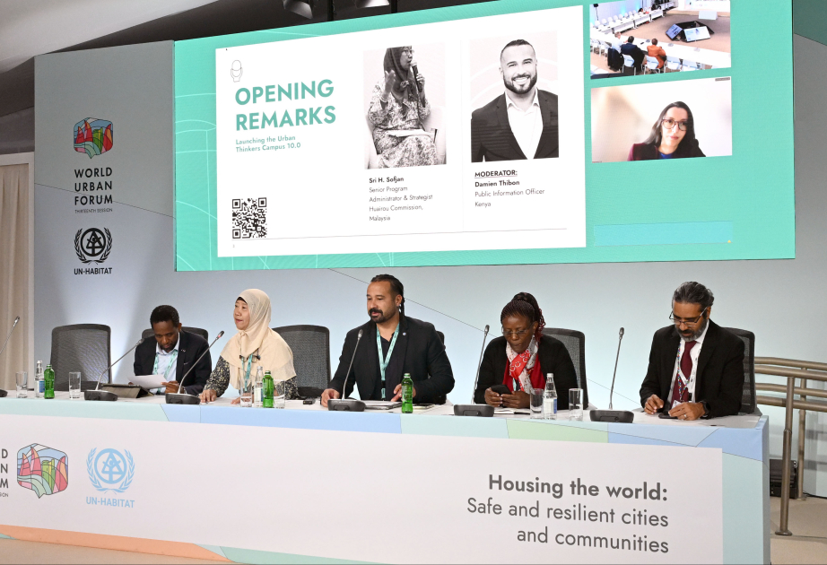 WUF13 çərçivəsində Şəhər Düşüncələri Kampusu təşəbbüsünün qlobal fəaliyyət platforması kimi rolu vurğulanıb