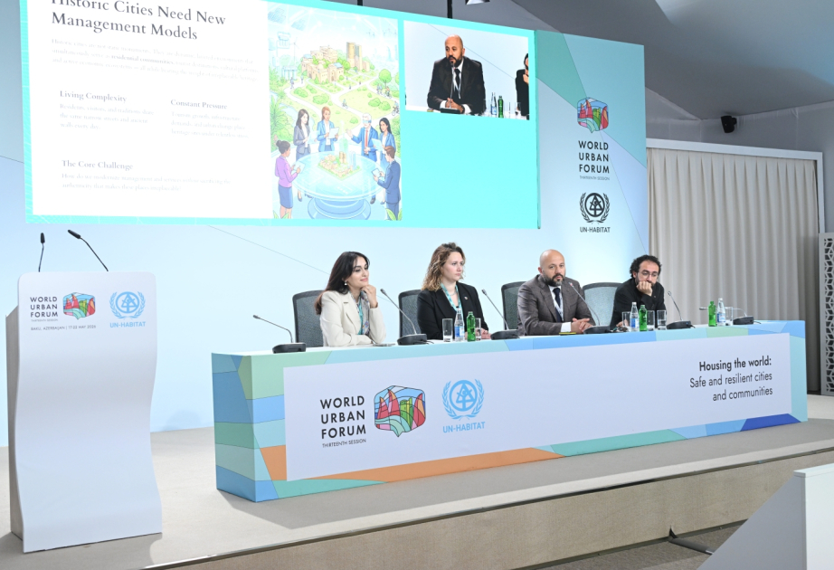 WUF13-də tarixi şəhərlərin rəqəmsal transformasiyası və “ağıllı qoruq” yanaşması müzakirə olunub - YENİLƏNİB
