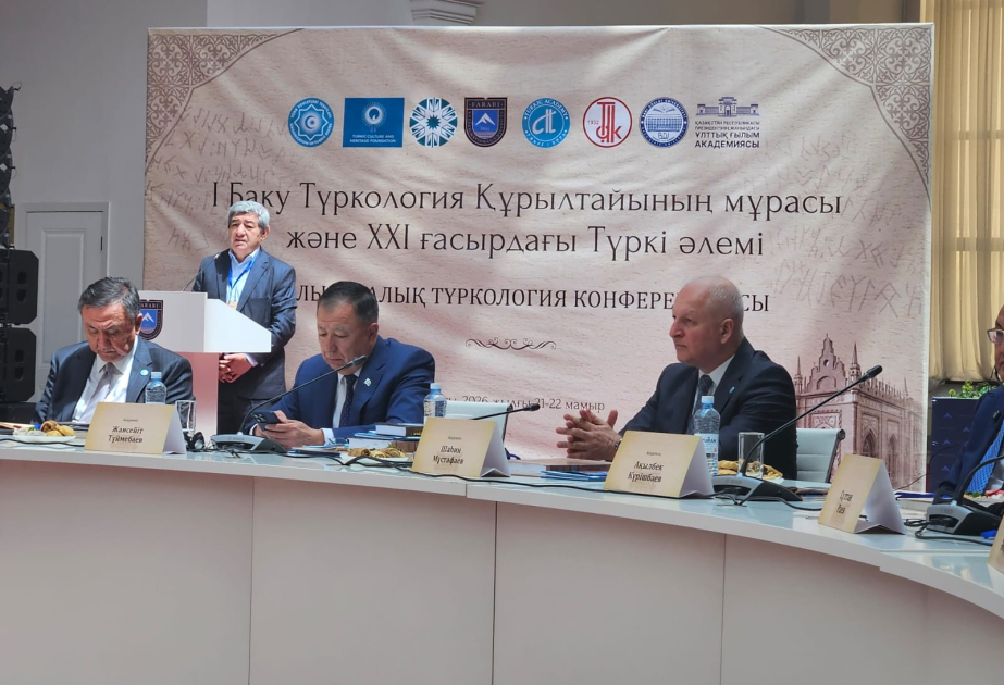BDU əməkdaşları Qazaxıstanda beynəlxalq simpoziumda elmi məruzələrlə çıxış ediblər