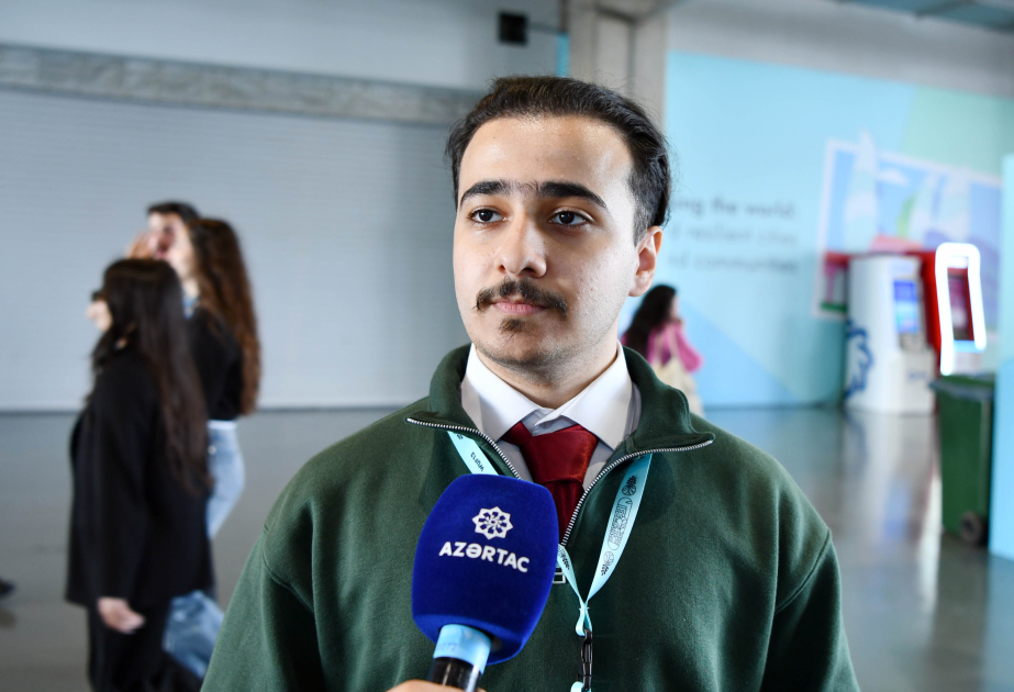 Fələstinli tələbə: Dayanıqlı şəhərlərin gələcəyinin formalaşmasında beynəlxalq əməkdaşlığın rolu böyükdür
