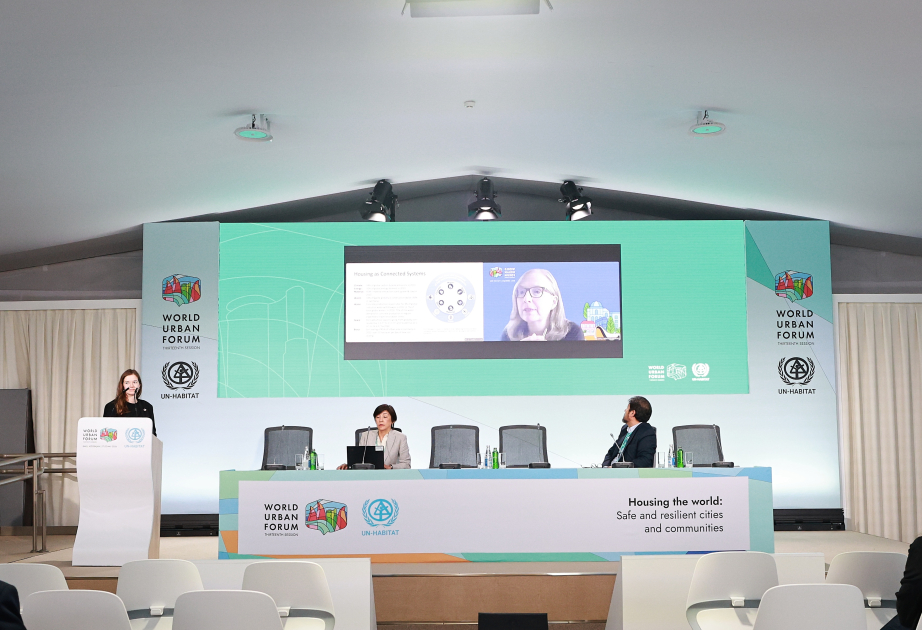 WUF13-də “Resurs səmərəliliyi və davamlılığın kəsişməsində mənzil” mövzusunda panel iclas baş tutub