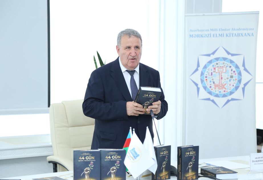 AMEA-da “44 gün Qarabağ - işğaldan azadlığa” kitabının təqdimatı olub