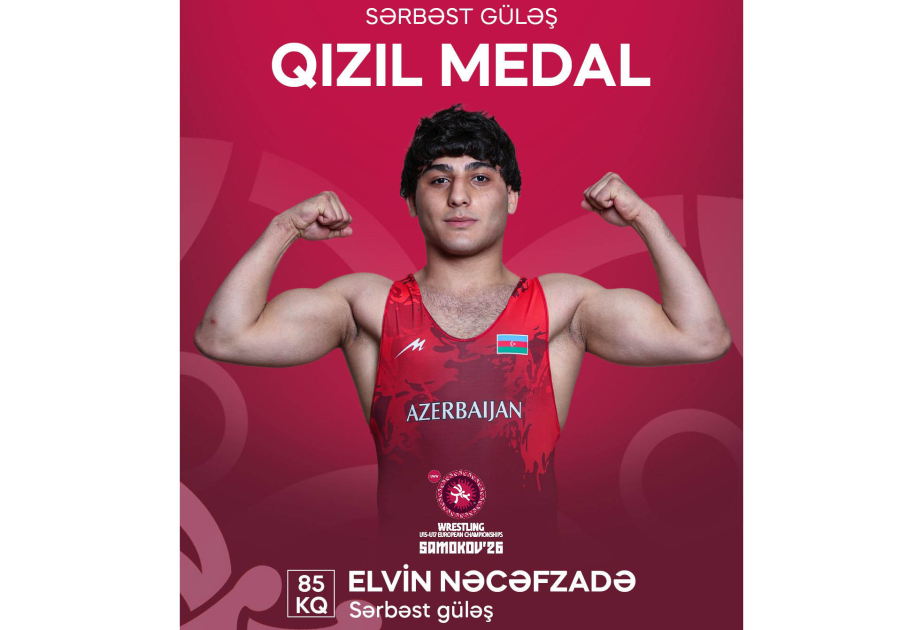 U-15 Avropa çempionatında daha 2 güləşçimiz fəxri kürsüyə qalxıb