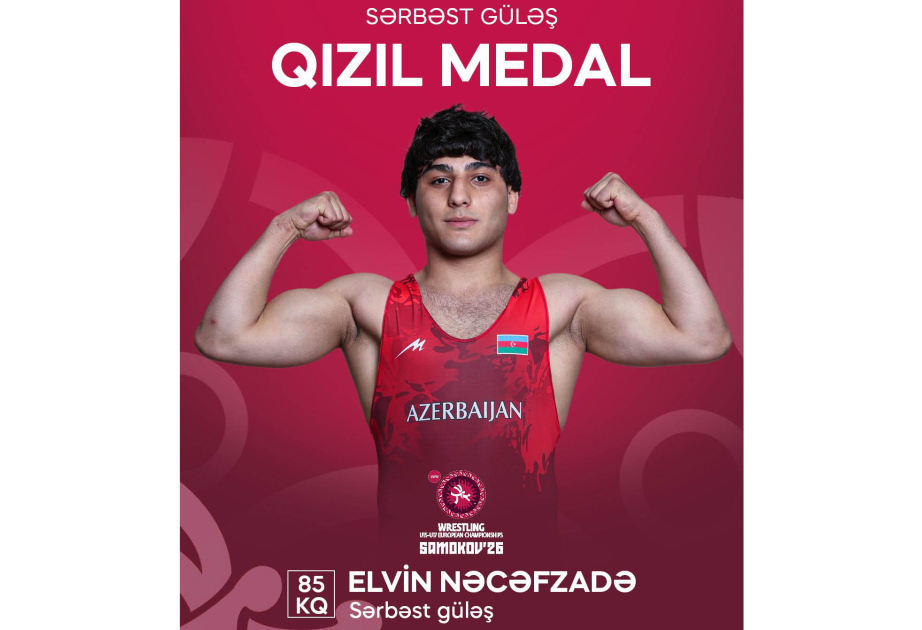 Azerbaijani wrestlers secure gold and silver at U-15 European Championship