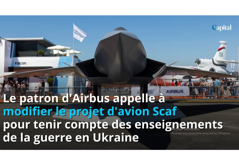 “Airbus” rəhbəri “Scaf” döyüş təyyarəsi layihəsinə yenidən baxılmasını istəyir
