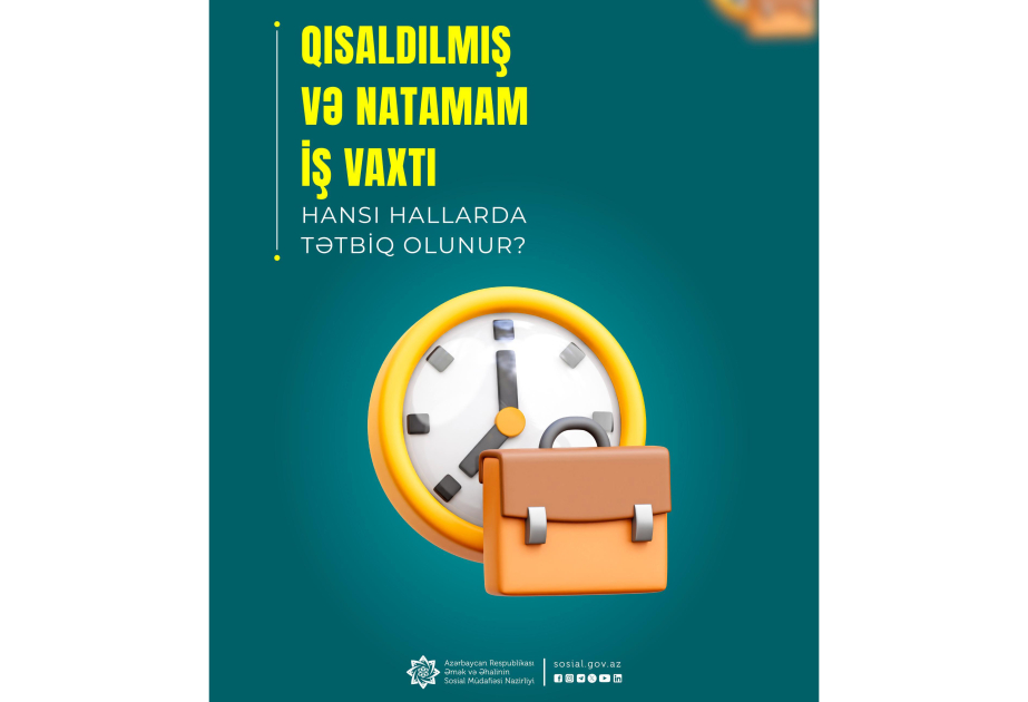 Qısaldılmış və natamam iş vaxtı hansı hallarda tətbiq olunur?