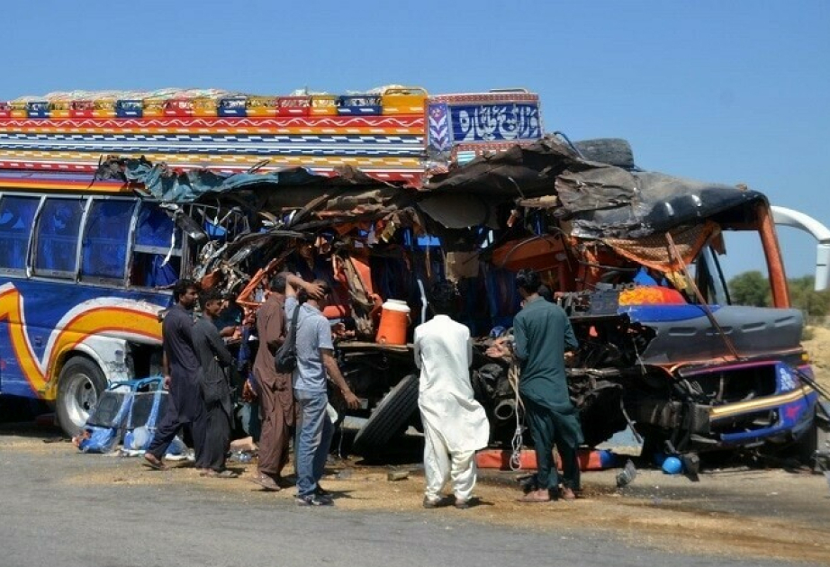 11 killed, 7 injured in bus-van collision in NW Pakistan