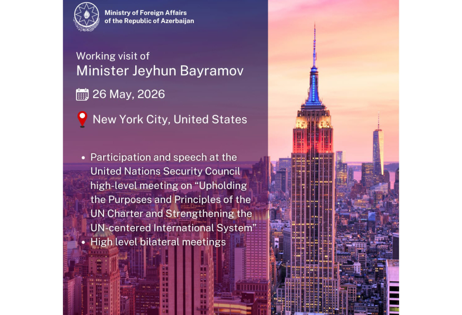 El Ministro de Asuntos Exteriores de Azerbaiyán parte hacia Nueva York en visita de trabajo
