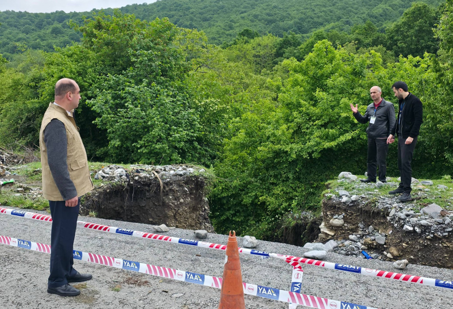 В селах Шеки после проливных дождей наблюдаются сильная эрозия и деградация почвы