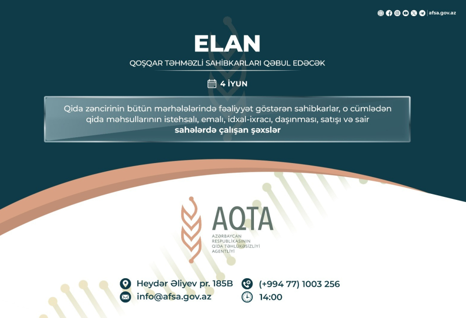 AQTA-nın sədri sahibkarlarla görüşəcək
