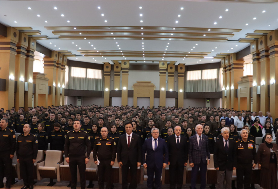 Fövqəladə Hallar Nazirliyinin Akademiyasında ölkəmizin müstəqillik yoluna nəzər salınıb