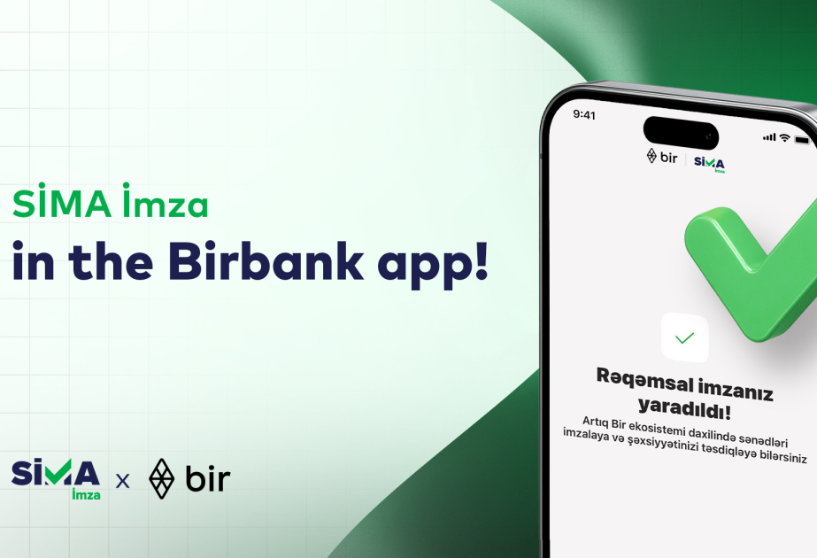 ®  SİMA Digital Signature in Birbank!