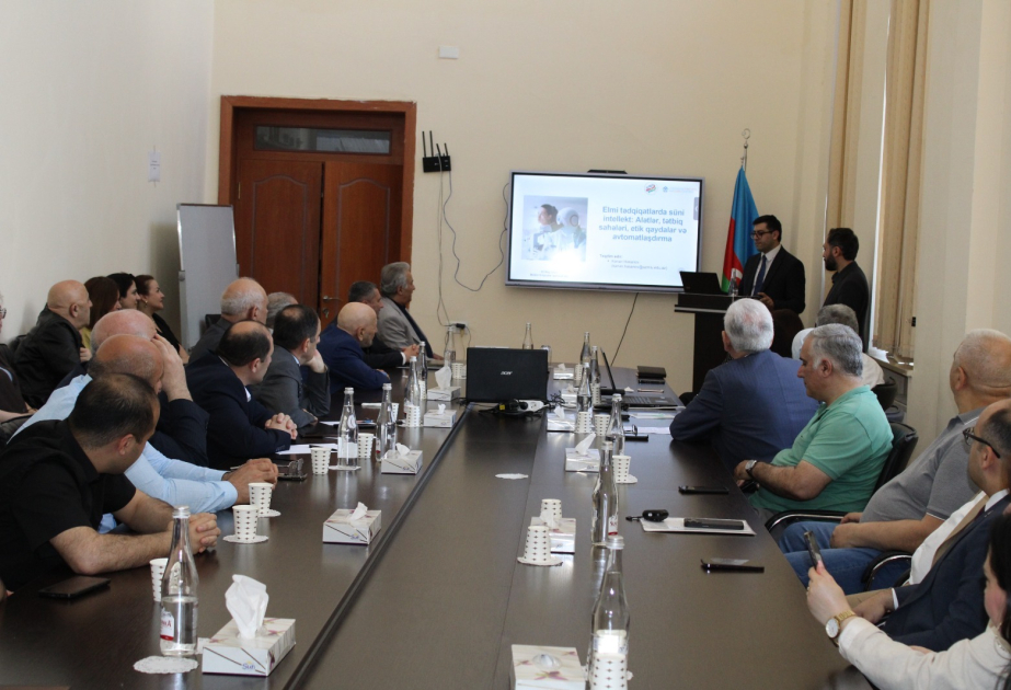 İqtisadiyyat İnstitutunda seminar: elmi tədqiqatlarda süni intellektin rolundan danışılıb