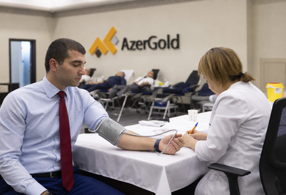 “AzerGold”da ənənəvi qanvermə aksiyası keçirilib